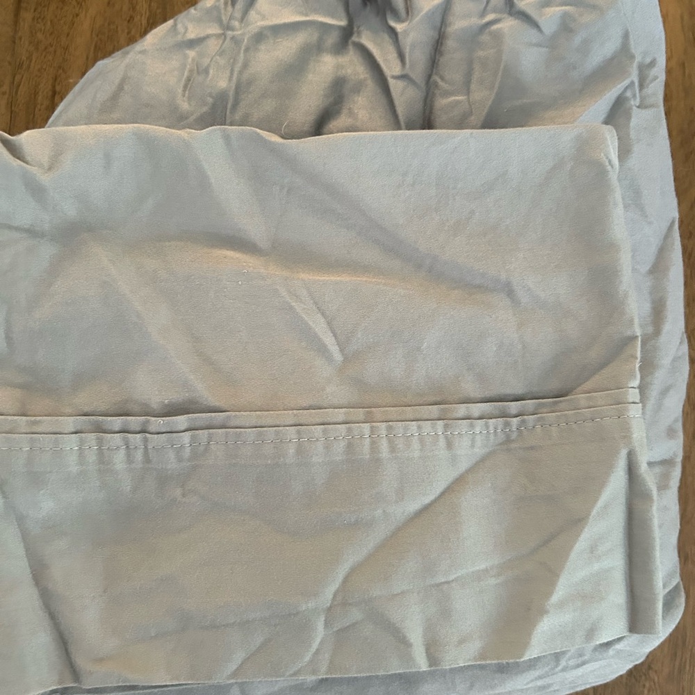 Threshold Charcoal Twin Fitted Sheet, flat sheet, and Pillowcase